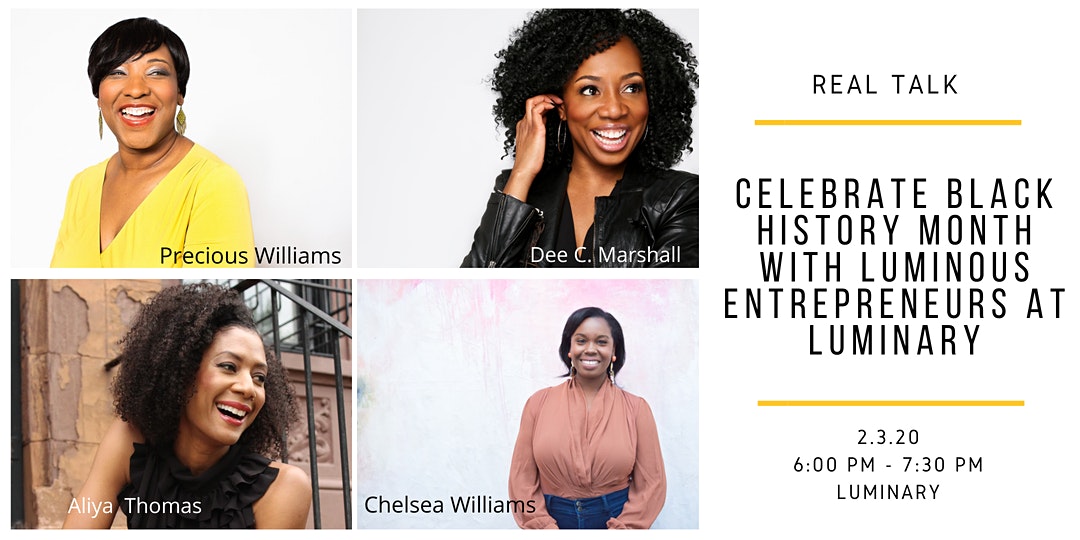 Celebrate Black History Month with Luminous Entrepreneurs at Luminary